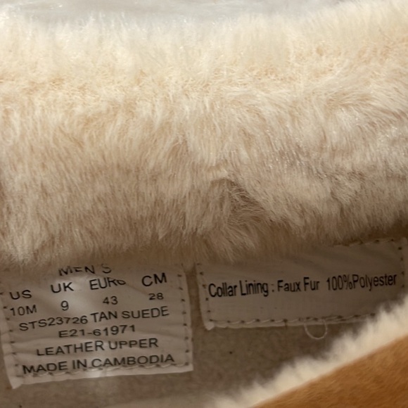 SPERRY Moc Sider Wr Suede Slip On Tan Size 10 NEW - Picture 11 of 13